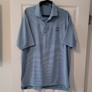 Turtleson Striped Men's Polo Shirt